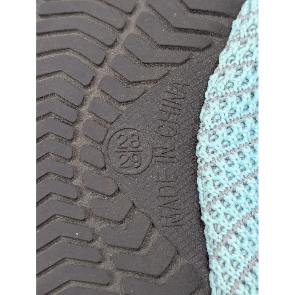 Kids Water Shoes Size Euro 28/29 11 Blue Knit Barefoot Aqua Socks Slip On